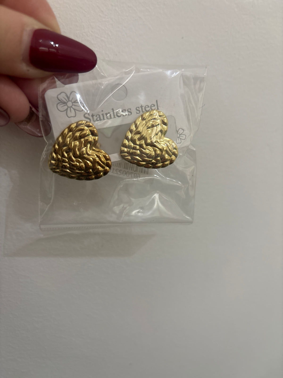 Orecchini cuore medio