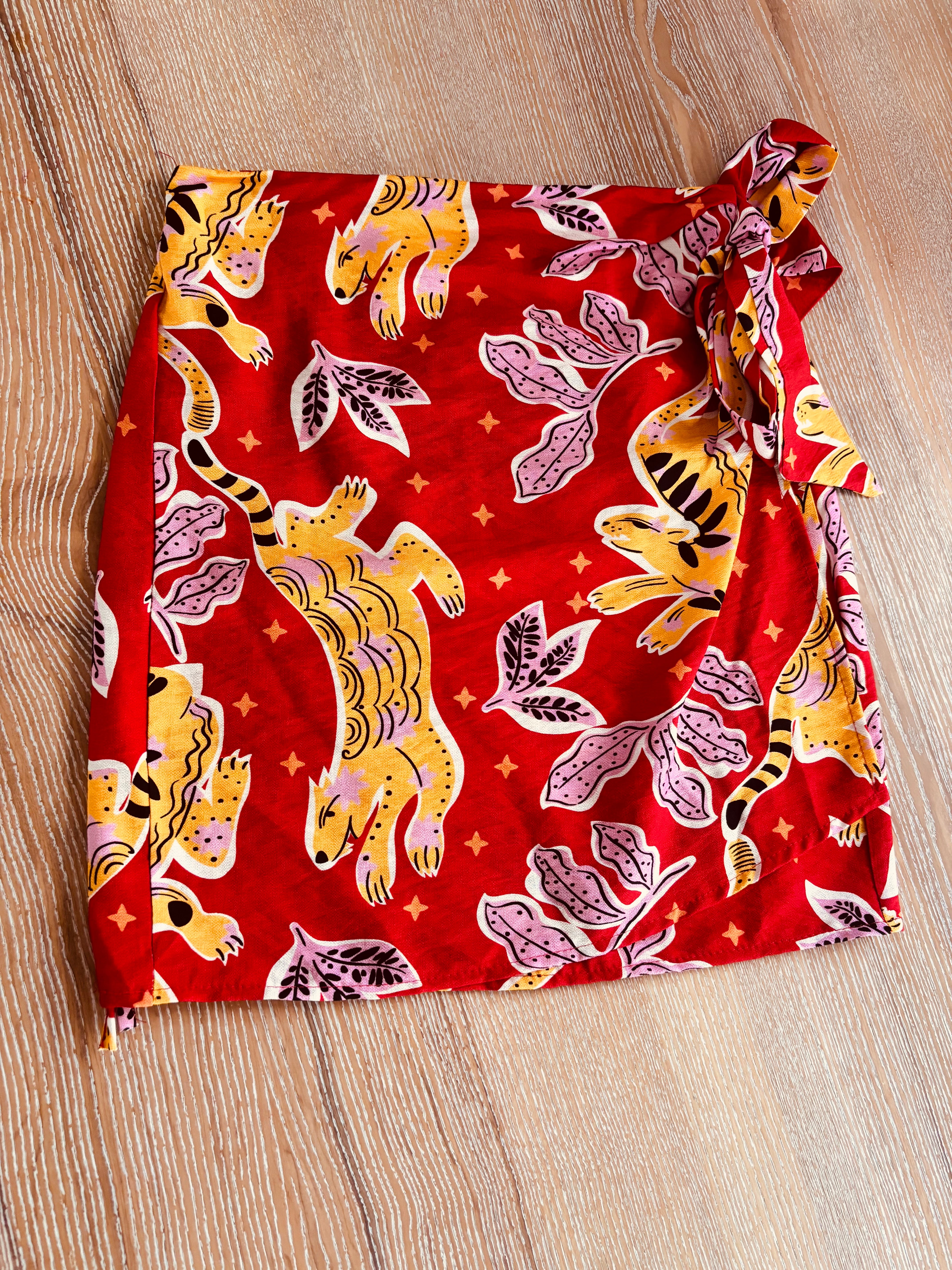 Pareo Animalier Red