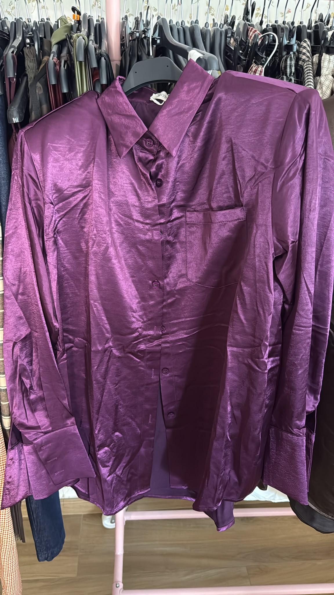 Camicia in raso